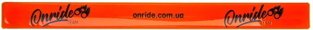 Світловідбиваюча смужка ONRIDE Тім 3х34см помаранчева