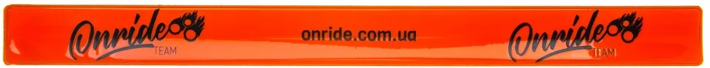 Світловідбиваюча смужка ONRIDE Тім 3х34см помаранчева Світловідбиваюча смужка ONRIDE Тім 3х34см помаранчева