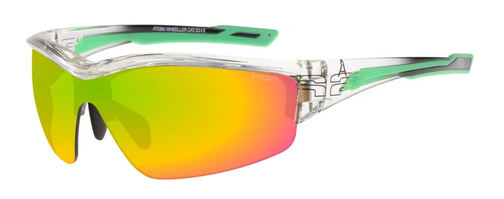 Очки R2 WHEELLER clear black, green crystalic, shiny Очки R2 WHEELLER clear black, green crystalic, shiny
