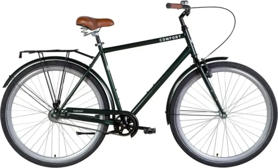 Велосипед 28" Dorozhnik COMFORT MALE (2024) зеленый