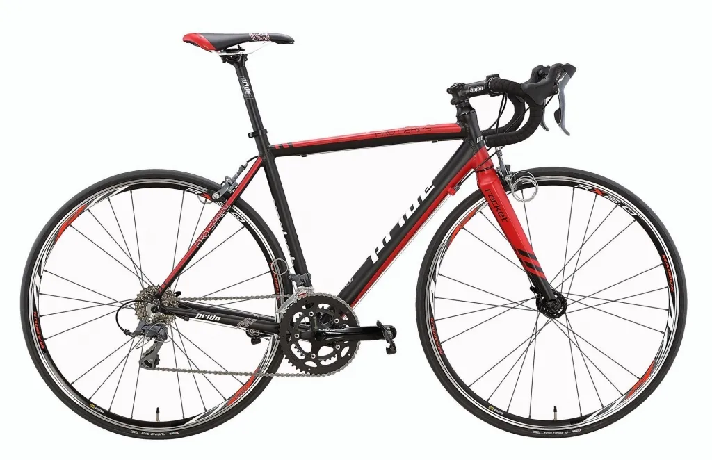 Велосипед PRIDE ROCKET CLARIS 2016 черно-красный матовый