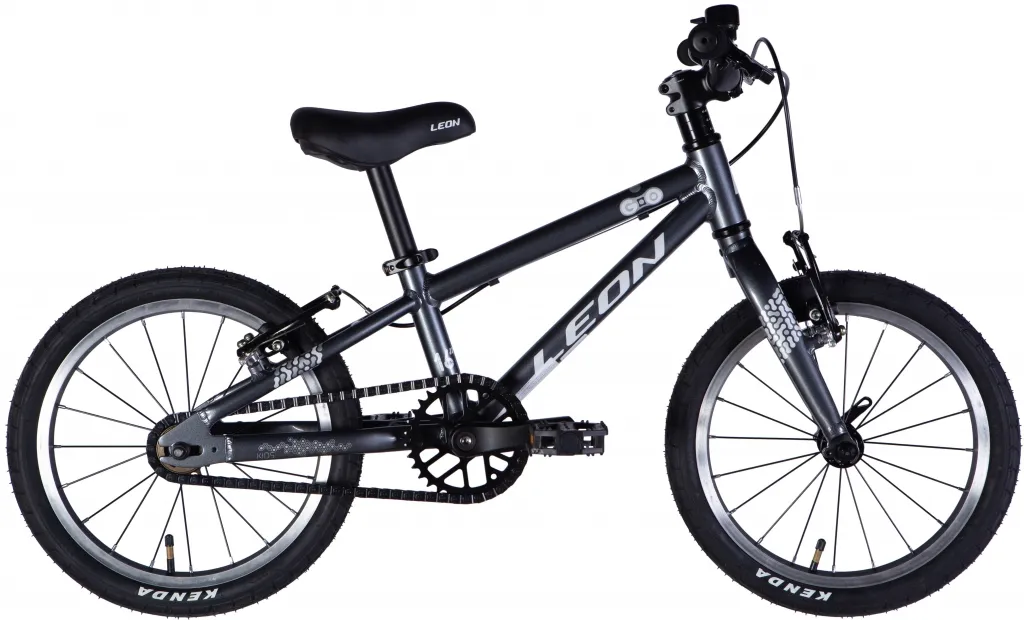 Велосипед 16" Leon GO Vbr FR (2025) сірий Велосипед 16" Leon GO Vbr FR (2025) сірий