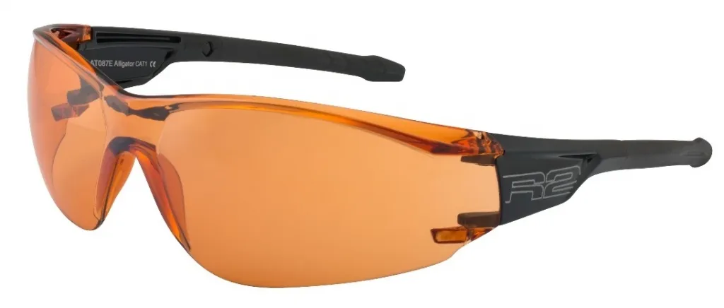 Очки R2 ALLIGATOR2 black, orange shiny Очки R2 ALLIGATOR2 black, orange shiny