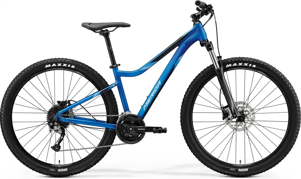 Велосипед 27.5" Merida Matts 7.100 (2020) matt medium blue (silver-blue / black)
