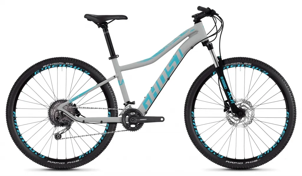 Велосипед 27.5" Ghost Lanao 5.7 (2020) smoke gray / jade blue