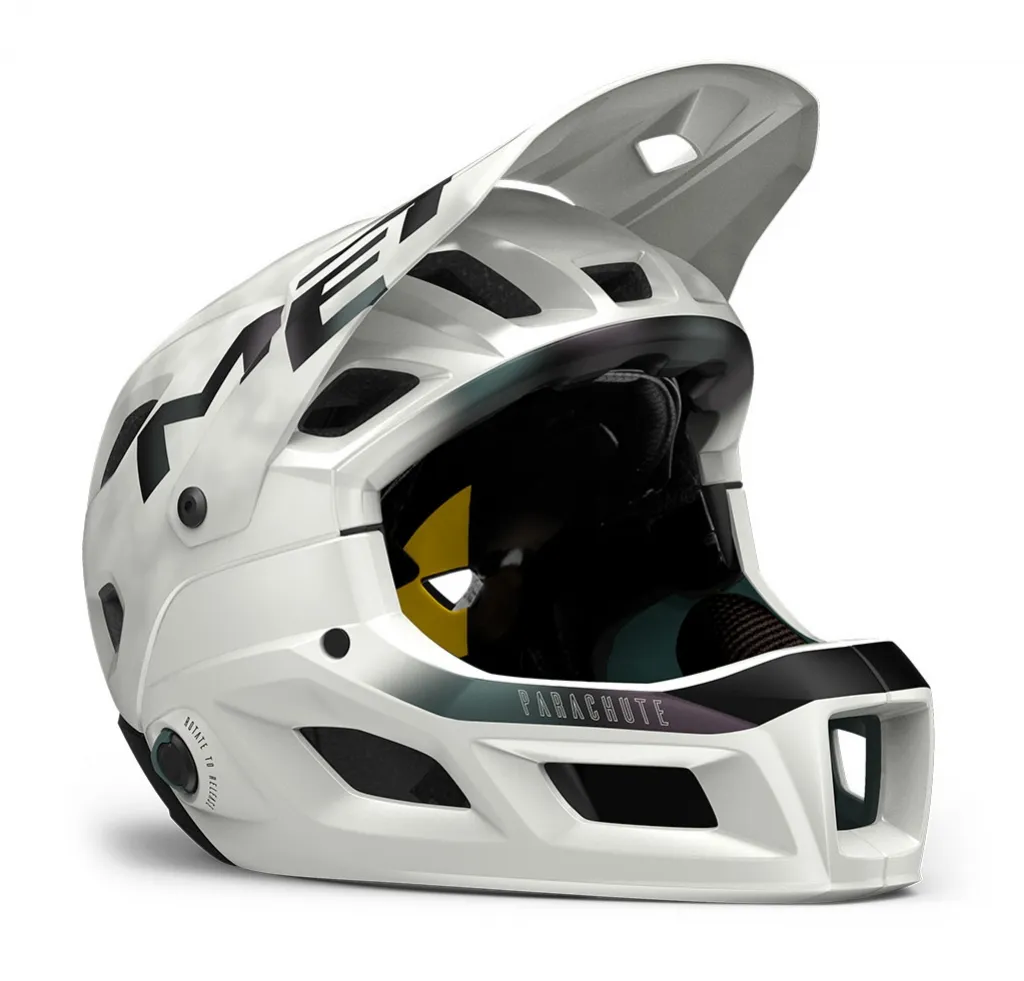 Шолом MET PARACHUTE MCR (MIPS) white iridescent matt