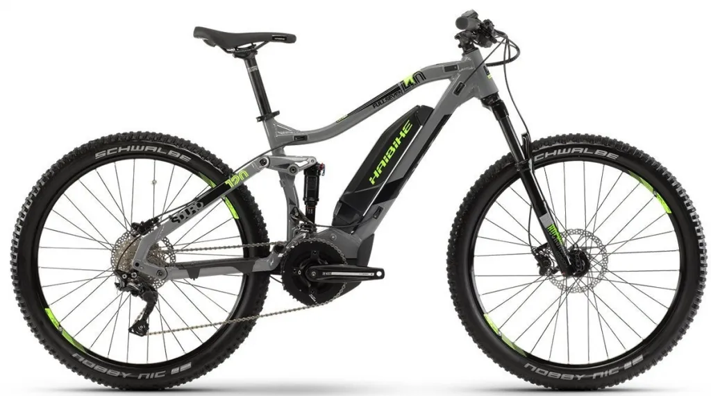 Велосипед 27.5" Haibike SDURO FullSeven 4.0 500Wh 2019 серо-черный