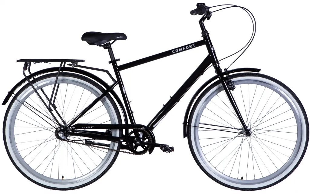 Велосипед 28" Dorozhnik COMFORT MALE PH (2025) чорний