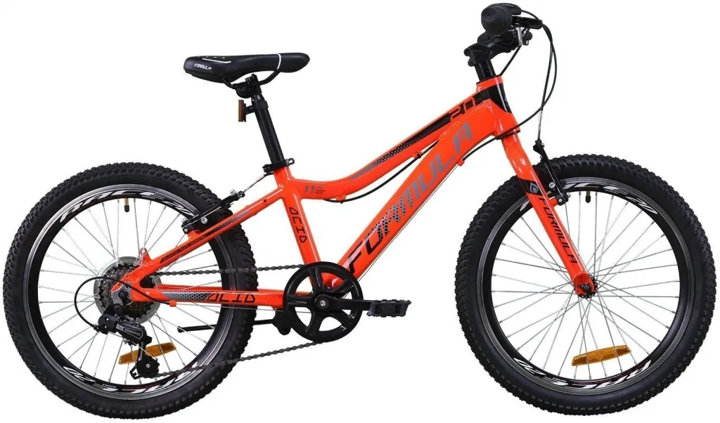 Велосипед 20" Formula ACID 1.0 червоний з чорним (2020)