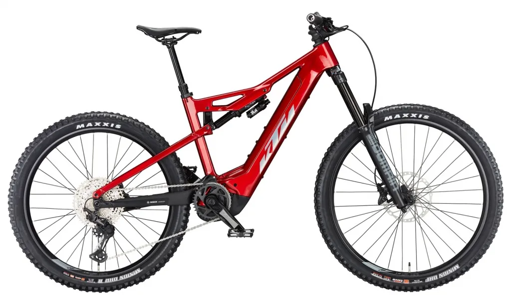 Велосипед 29-27.5" KTM Macina Prowler Elite (2024) chrome red