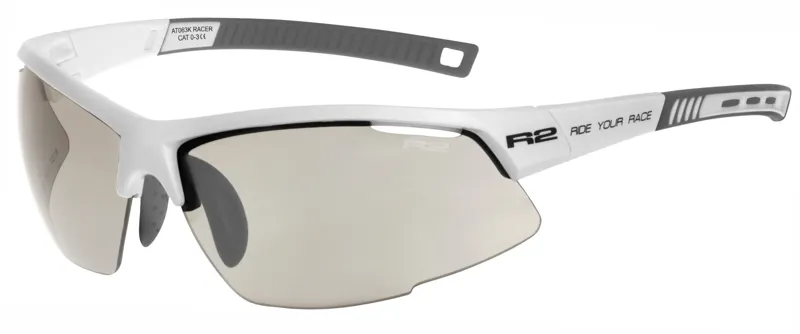 Окуляри R2 RACER (Photochrom 0-3) white, grey shiny Окуляри R2 RACER (Photochrom 0-3) white, grey shiny