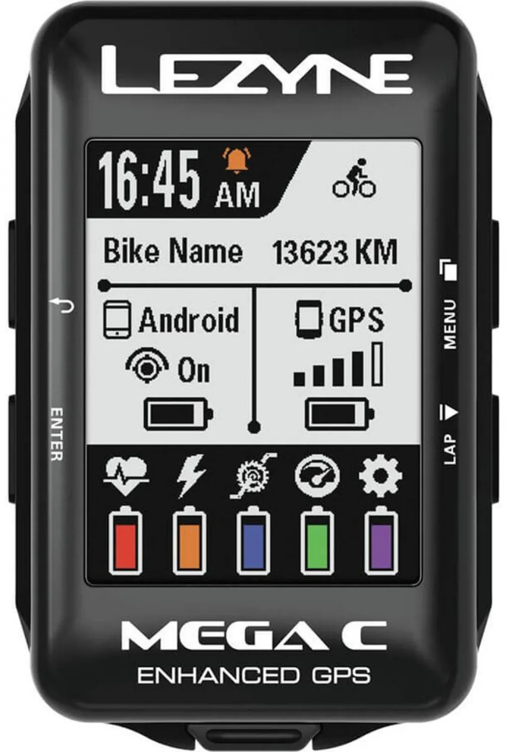 Велокомп'ютер Lezyne Mega Color GPS Smart Loaded