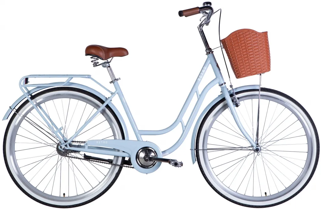 Велосипед 28" Dorozhnik RETRO Velosteel (2025) голубой