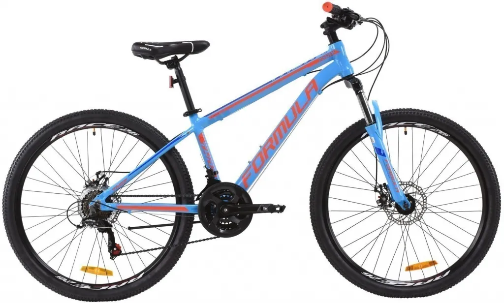 Велосипед 26" Formula THOR 1.0 DD синьо-помаранчевий (2020)