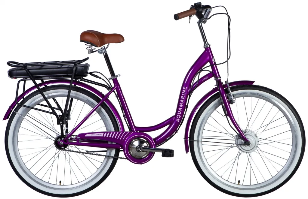 Велосипед 26" Dorozhnik eAQUAMARINE BH 36B 12.5А*г 350Вт (2025) сиреневый