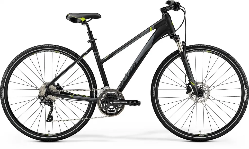 Велосипед 28" Merida CROSSWAY 300 Lady 2019 matt black