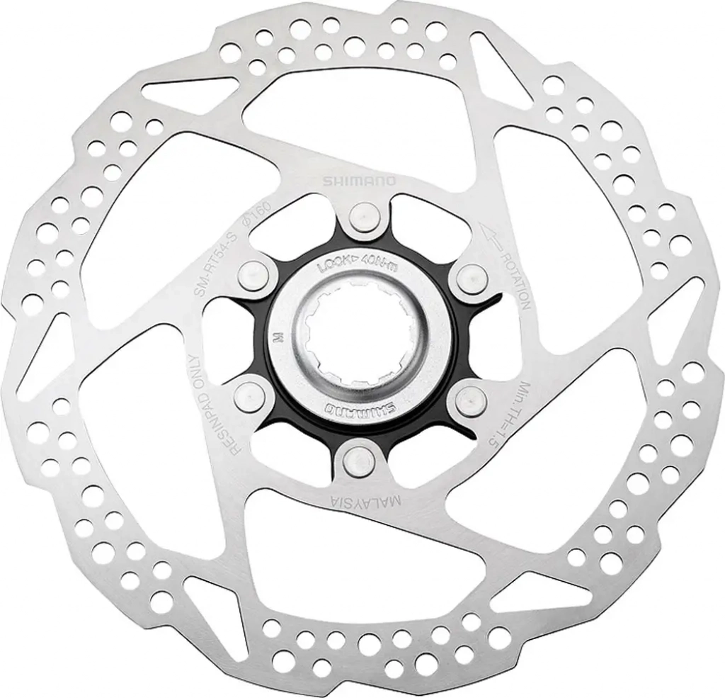 Ротор Shimano Alivio/Deore SM-RT54 Ø160мм CenterLock external serration Ротор Shimano Alivio/Deore SM-RT54 Ø160мм CenterLock external serration
