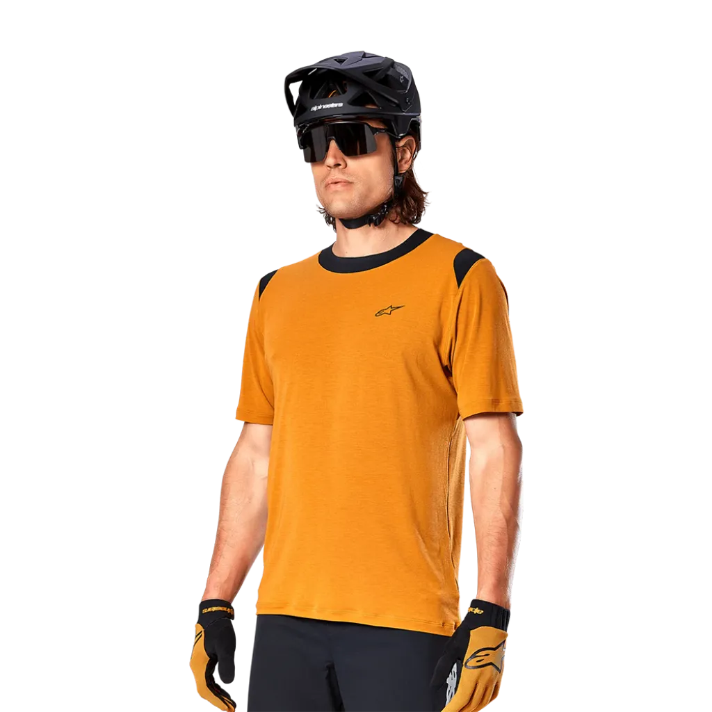 Джерсі Alpinestars A-Dura Dri Wool SS Jersey dark gold