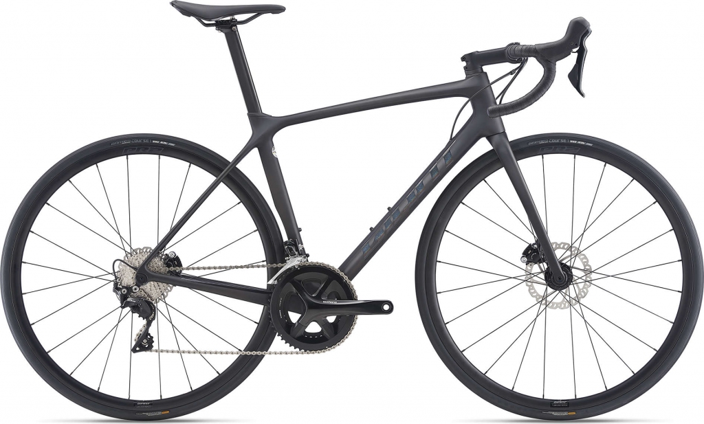 Велосипед 28" Giant TCR Advanced 2 Disc (2021) matte carbon