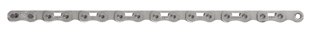 Цепь SRAM RIVAL E1 Flattop 12/13-speed, 126 links, Powerlock, silver
