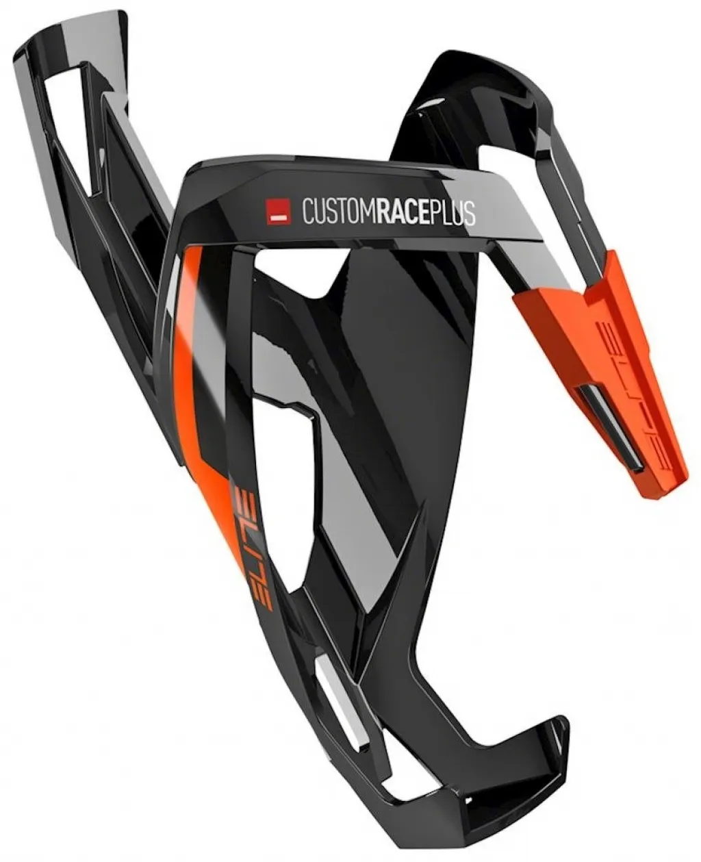 Флягодержатель ELITE Custom Race Plus, black/orange