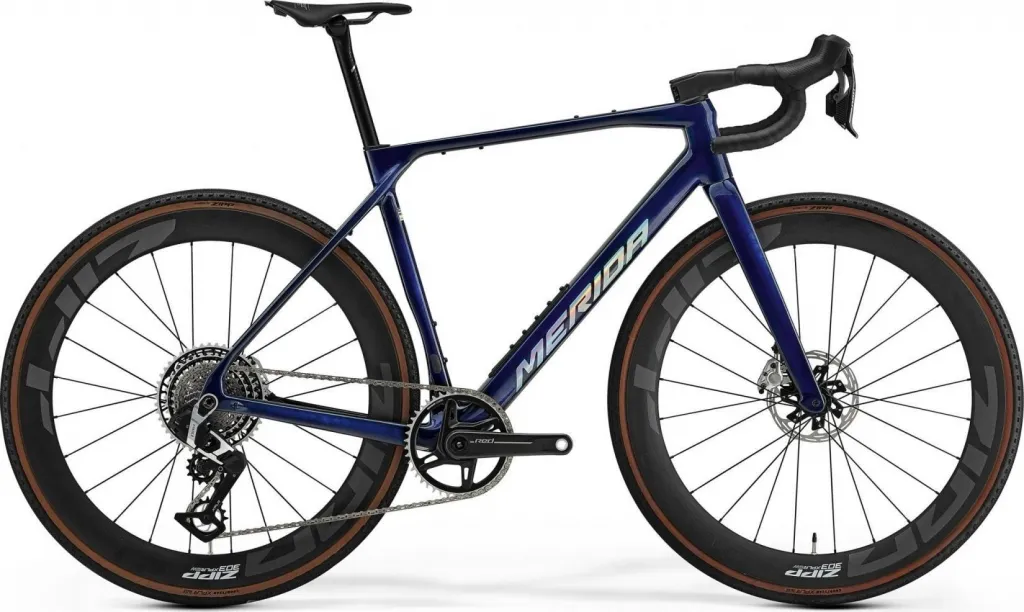 Велосипед 28" Merida MISSION 10K (2026) transp. blue carbon ud