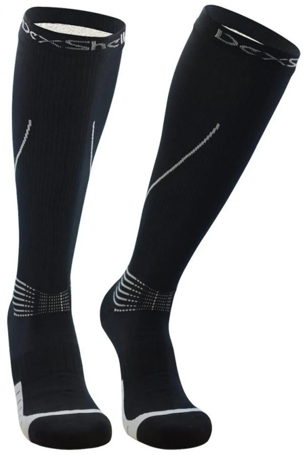 Шкарпетки водонепроникні Dexshell Compression Mudder, сірі