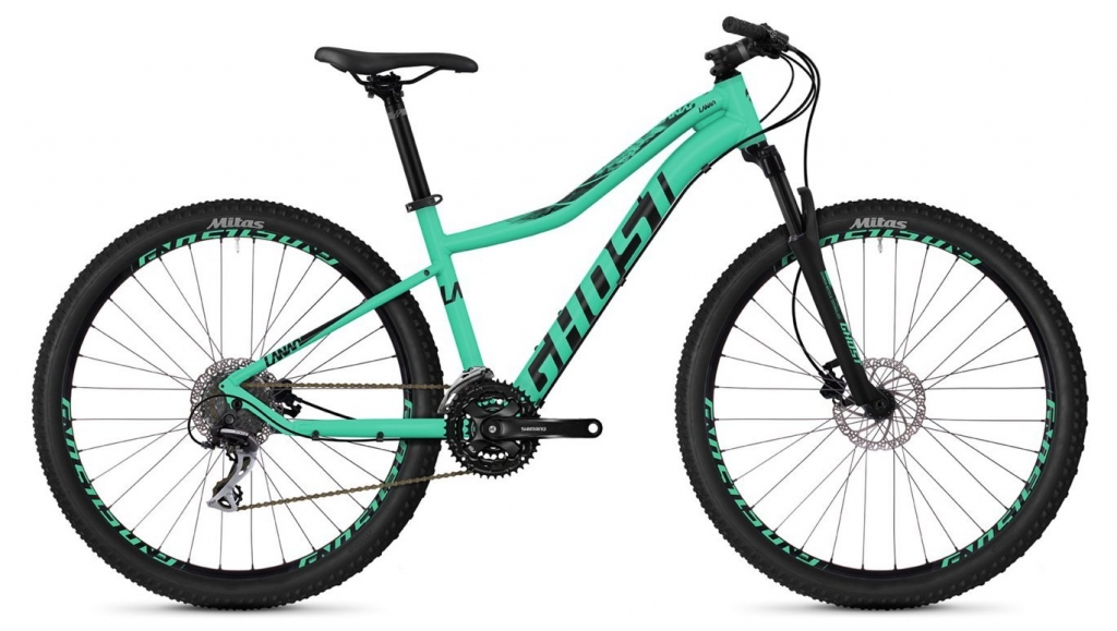 Велосипед 27.5" Ghost Lanao 3.7 jade blue / night black Велосипед 27.5" Ghost Lanao 3.7 jade blue / night black