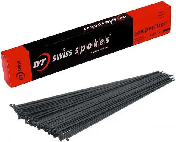Спица DT Swiss Champion чёрная 2.0 мм 272 нержавеющая сталь (100шт.)