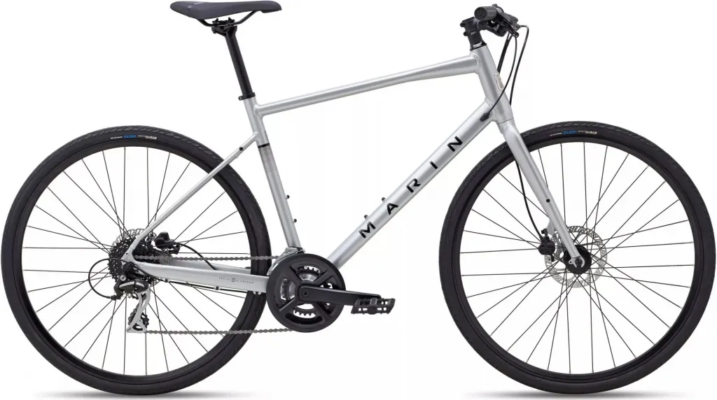 Велосипед 28" Marin Fairfax 2 (2024) gloss silver/black