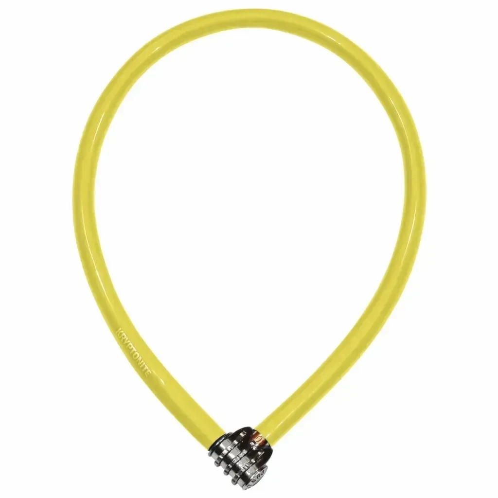 Замок KRYPTONITE KEEPER 665 трос 6x65mm кодовый yellow Замок KRYPTONITE KEEPER 665 трос 6x65mm кодовый yellow