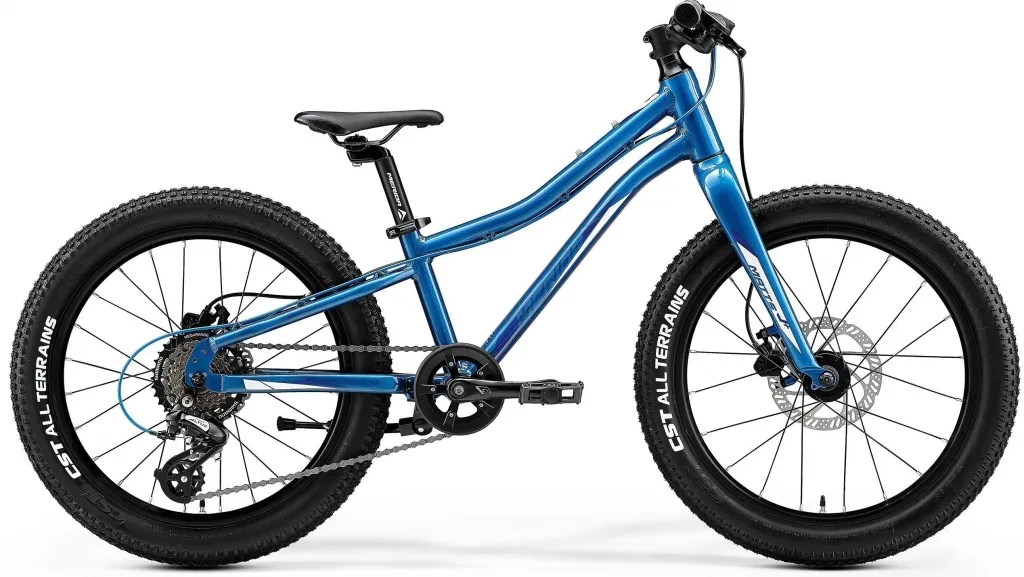 Велосипед 20" Merida Matts J.20 PLUS (2020) glossy light blue (blue/white)