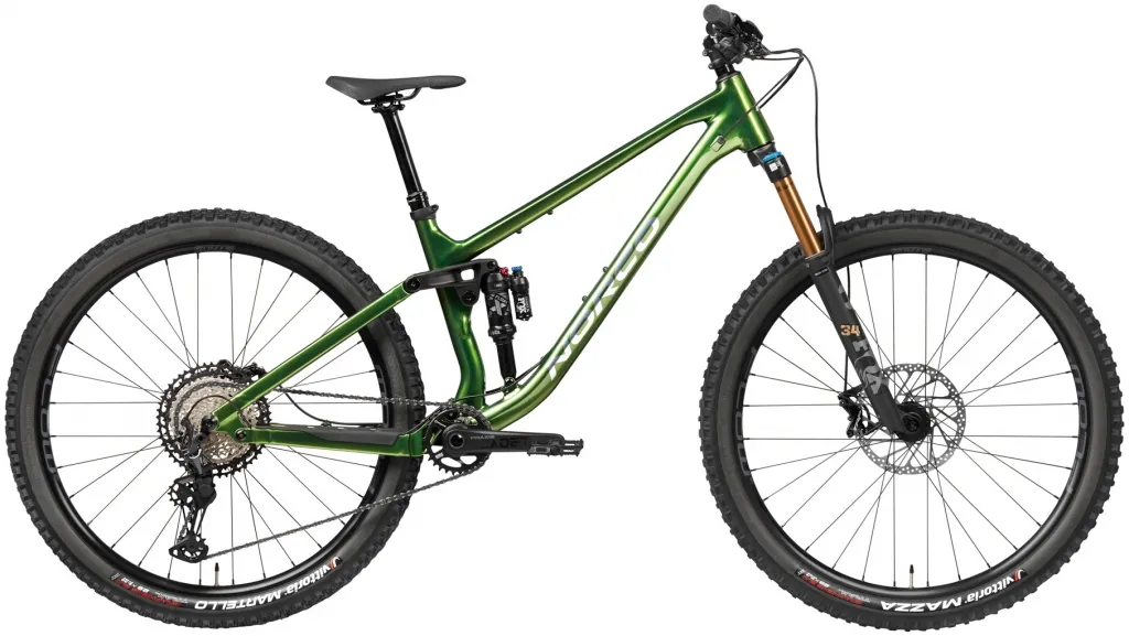 Велосипед 29" Norco Fluid FS 1 (2023) green/grey