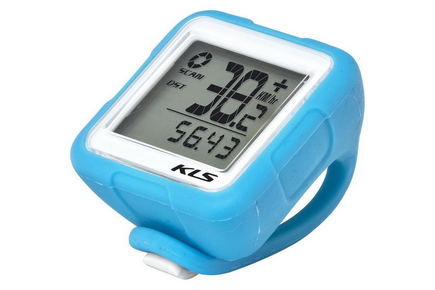 Велокомпьютер KLS REFLEX WL, синий, 14 функций Велокомпьютер KLS REFLEX WL, синий, 14 функций