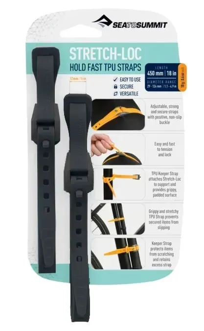 Набор стяжек Stretch-Loc 12 12mm x 300mm 2 Pack, black 
