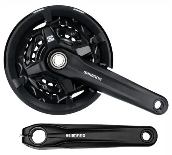 Шатуни Shimano FC-MT210-3 Acera 9-speed 44/32/22T 175mm, інтегрована вісь