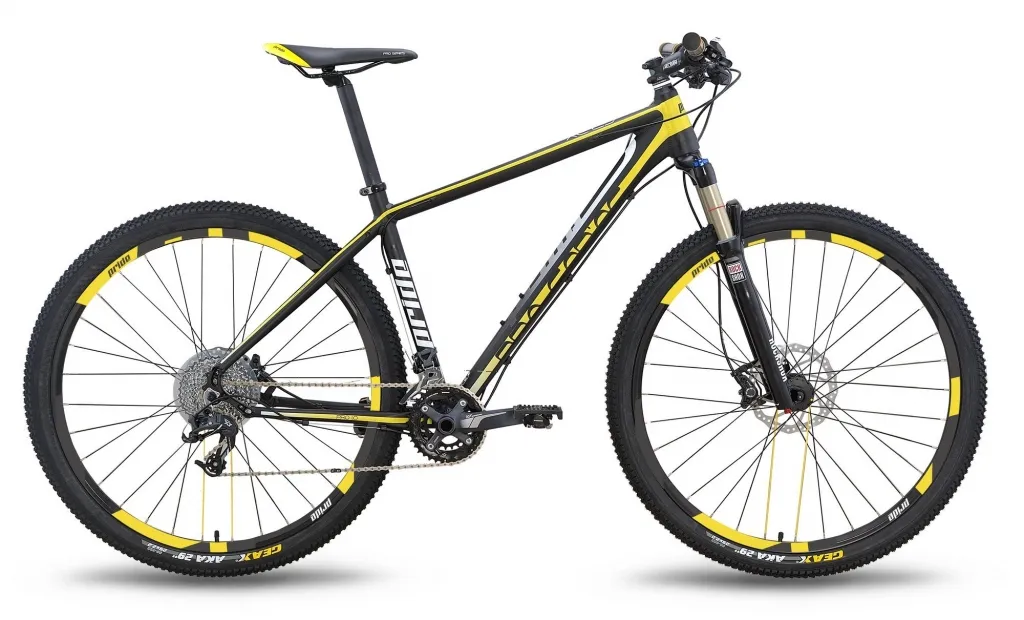 Велосипед PRIDE XC-29 PRO 2.0 2016 черно-желтый