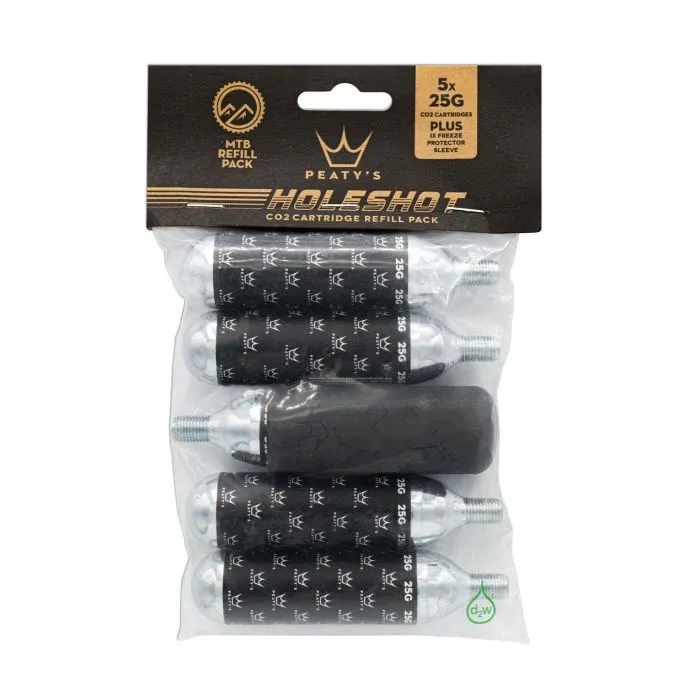 Картридж-балон Peaty's Holeshot CO2 Cartridge Refill Pack MTB 25g