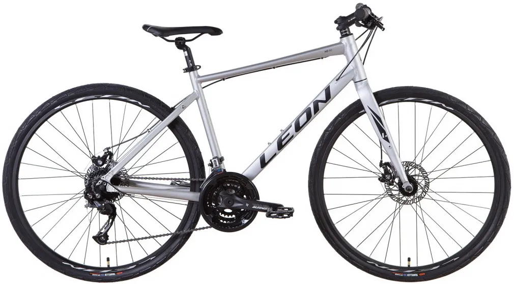 Велосипед 28" Leon HD-80 DD (2021) серый (м)