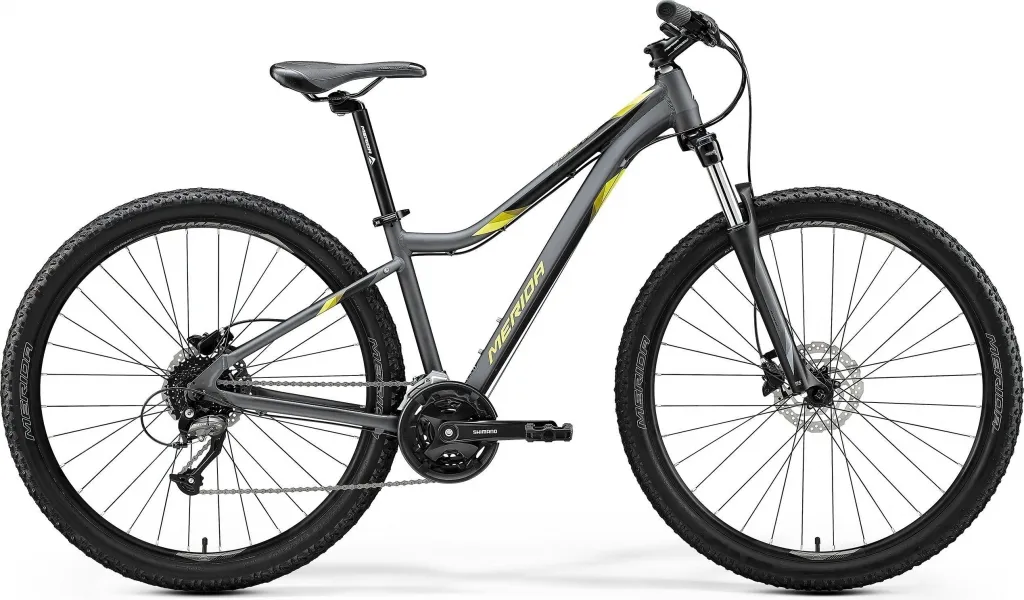 Велосипед 27.5" Merida Matts 7.40 (2020) matt anthracite(yellow/black)