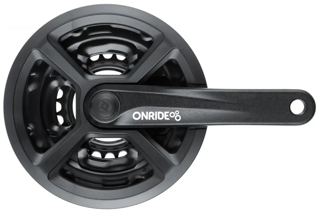 Шатуны Onride Trio 820P, 24/34/42T, под квадрат, L170мм, black