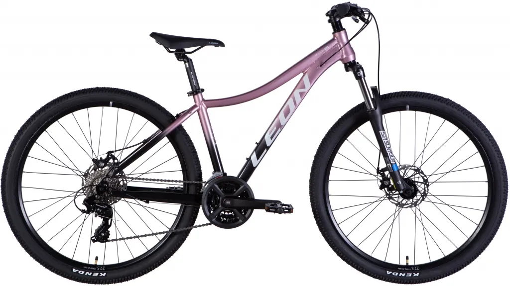 Велосипед 27.5" Leon XC Lady 105 DD CS (2025) рожевий з чорним Велосипед 27.5" Leon XC Lady 105 DD CS (2025) рожевий з чорним