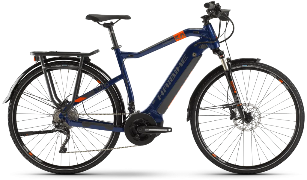 Электровелосипед 28" Haibike SDURO Trekking 5.0 men 500Wh (2020) синій
