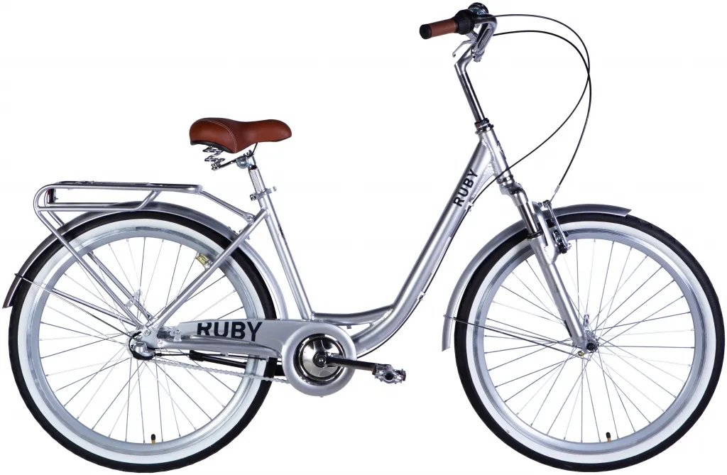 Велосипед 26" Dorozhnik RUBY PH (2025) світло-сріблястий Велосипед 26" Dorozhnik RUBY PH (2025) світло-сріблястий