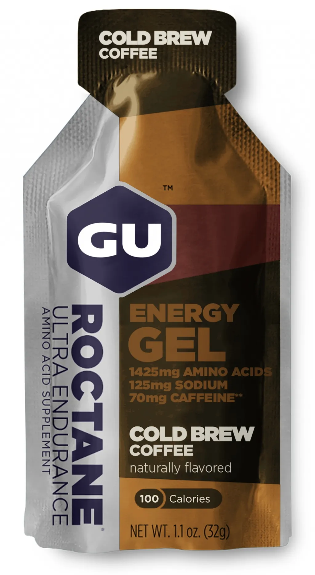 Енергетичний гель GU Energy ROCTANE Ultra Endurance Cold Brew Coffee, 32 г (70 мг кофеїну)