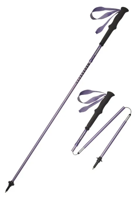 Треккинговая палка 4-секционная Naturehike CNK2450DS016, 110 см, purple