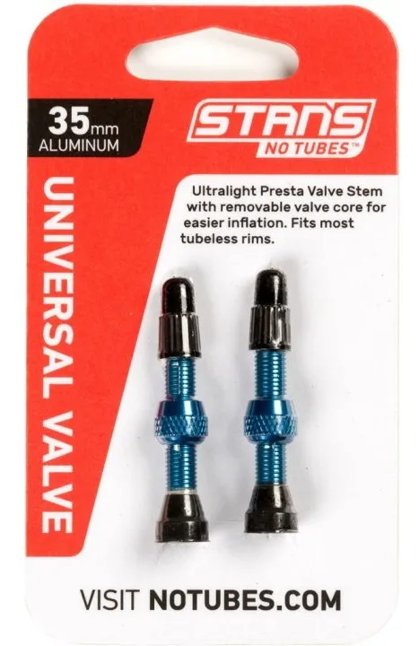 Ніпель Stan's Notubes FV (2шт блістер) blue