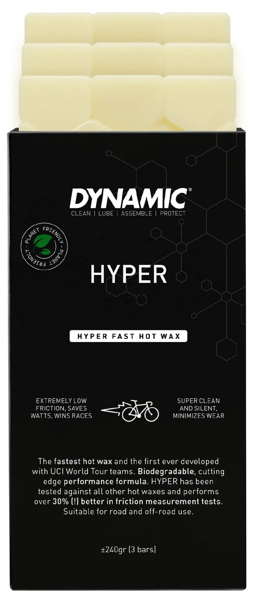 Мастило віск Dynamic Hyper Wax (Hot Wax), швидкість 3 плитки/240г