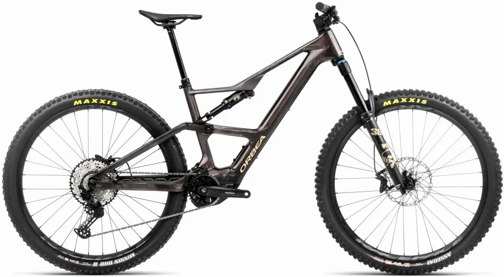 Велосипед 29" Orbea RISE LT M20 420W (2025) cosmic carbon /golden sand gloss