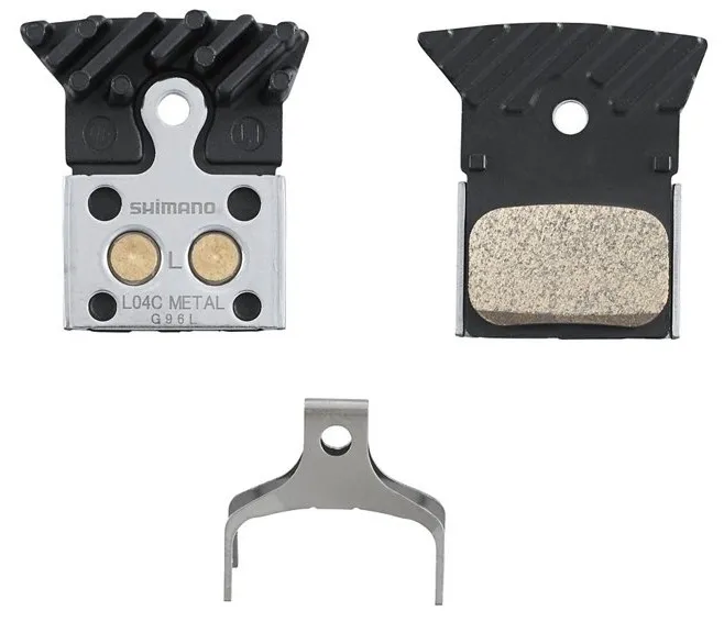 Тормозные колодки дисковые Shimano L04C +радиатор XTR/XT/SLX/ALFINE, металл Тормозные колодки дисковые Shimano L04C +радиатор XTR/XT/SLX/ALFINE, металл